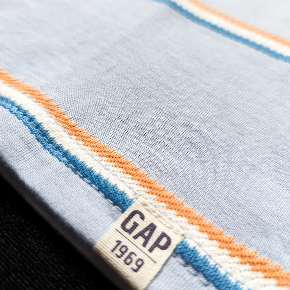 Branded Kids Cuban Collar Oversized Shirt (Sky Blue)