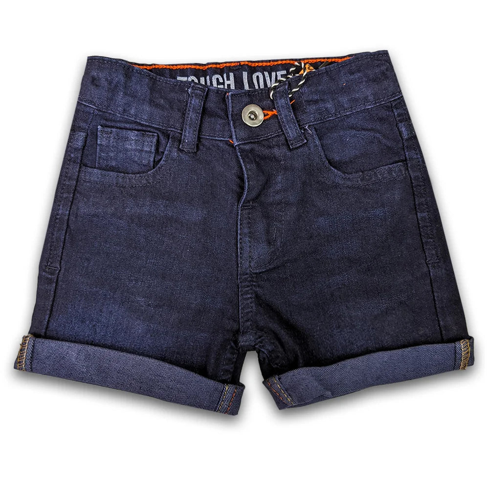 Branded Kids Denim Short Dark Wash