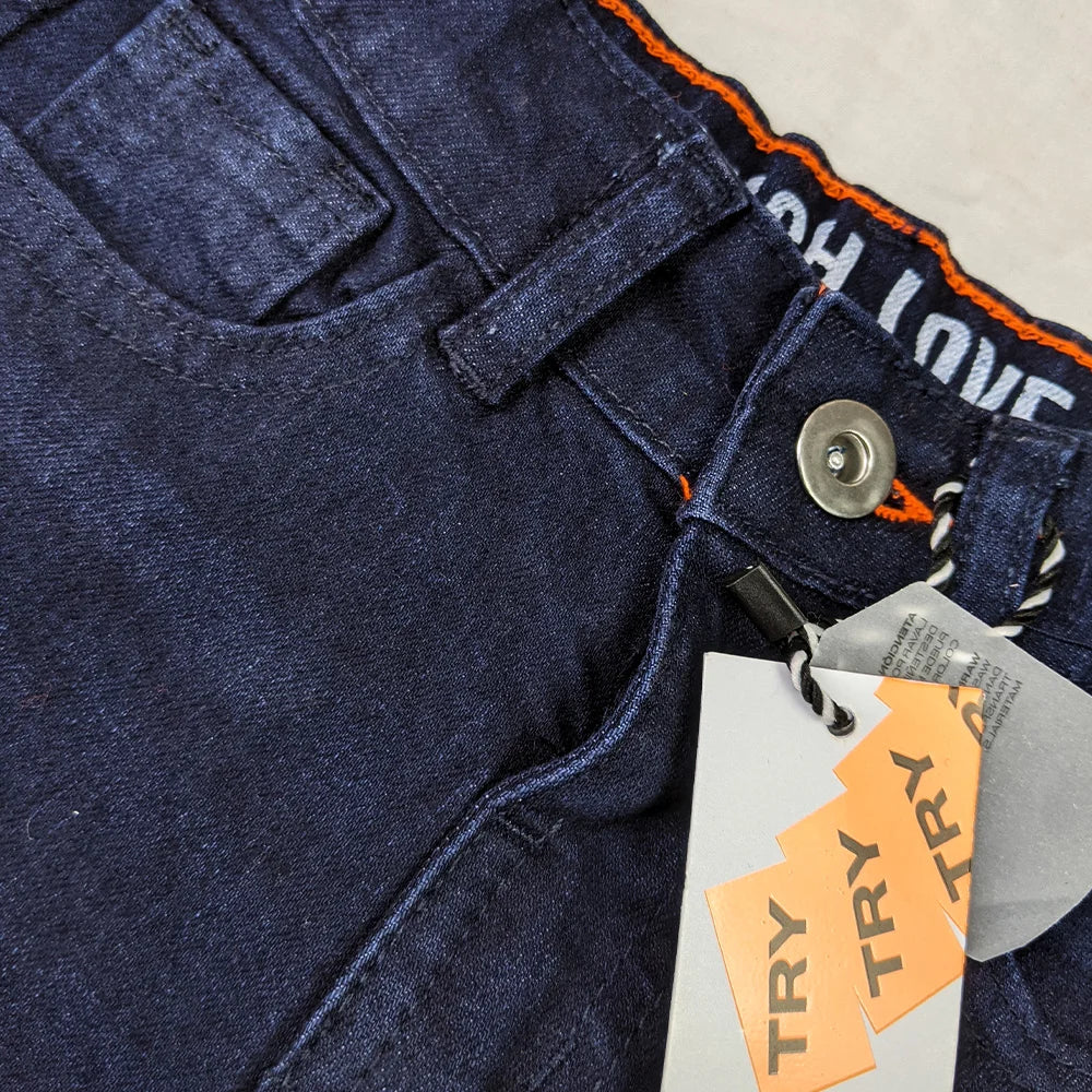 Branded Kids Denim Short Dark Wash