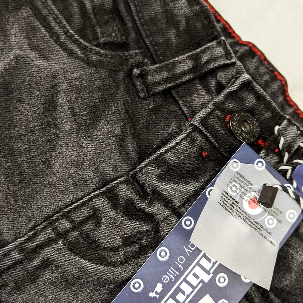 Branded Kids Denim Short Dark Stone Wash