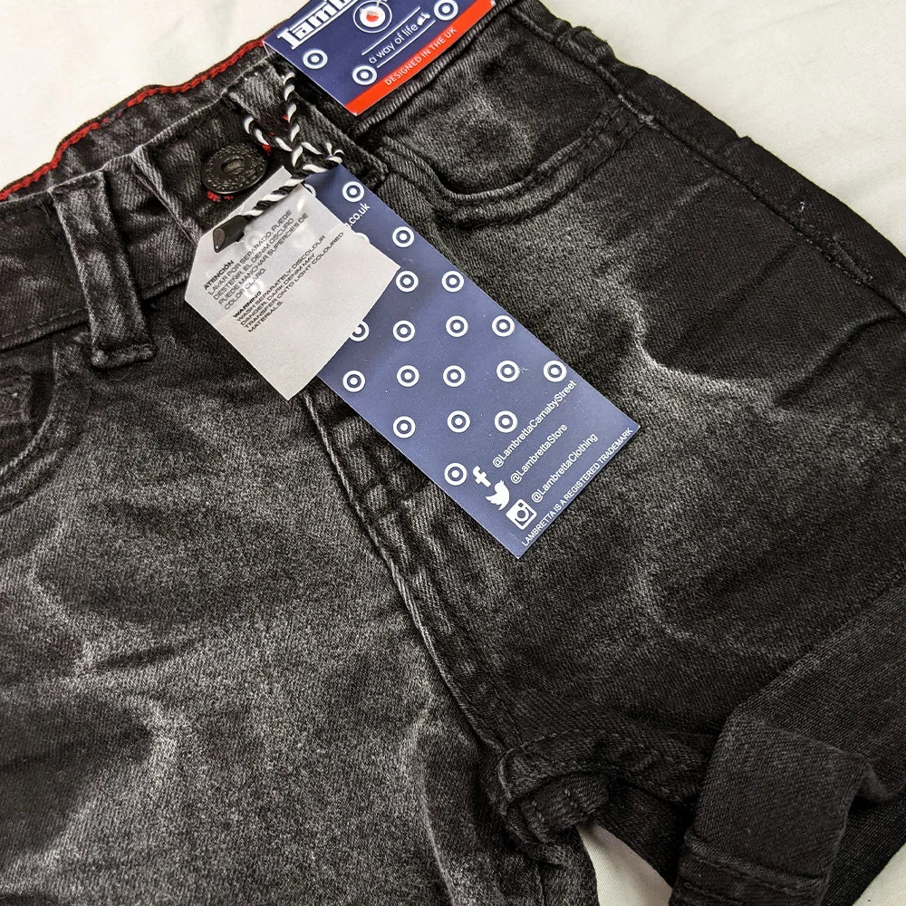 Branded Kids Denim Short Dark Stone Wash
