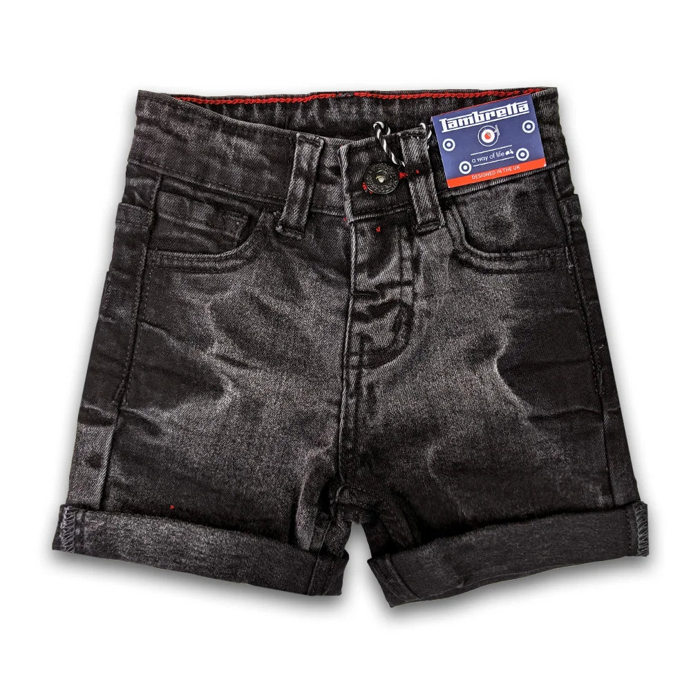 Branded Kids Denim Short Dark Stone Wash