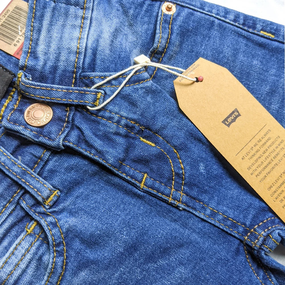Advance Stretch Branded Denim (Mid Blue Wash)