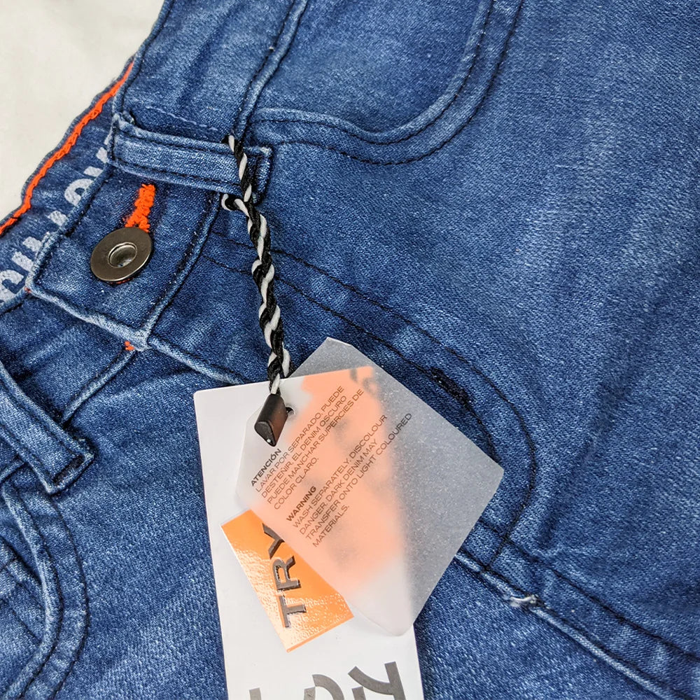 Branded Kids Denim Short Mid Blue Wash