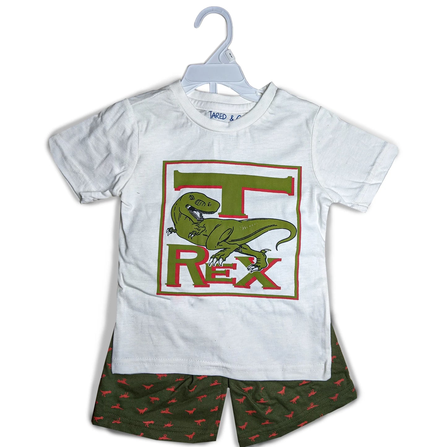 Trex print 2-pcs set