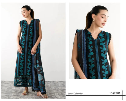 farasha festive embroidered lawn