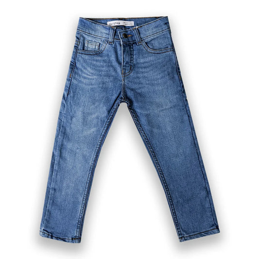 Branded Modern Wash Jeans Mid Blue Shade